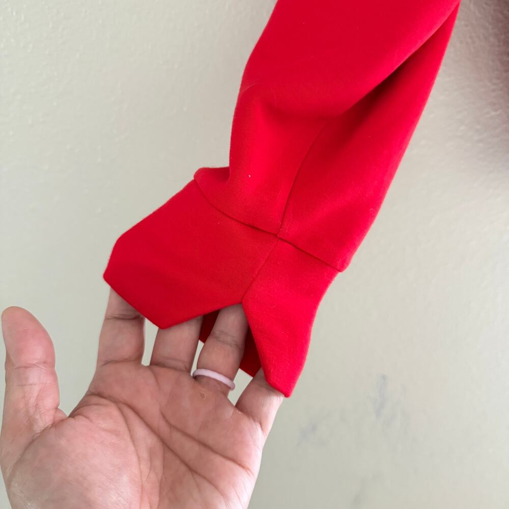 Spanx AirEssentials Half Zip Sweater in Red - Picture 6 of 8